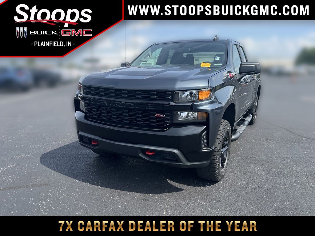 Shadow Gray Metallic 2019 Chevrolet Silverado 1500 Pickup Truck Four-Wheel Drive 6-Speed Automatic Overdrive