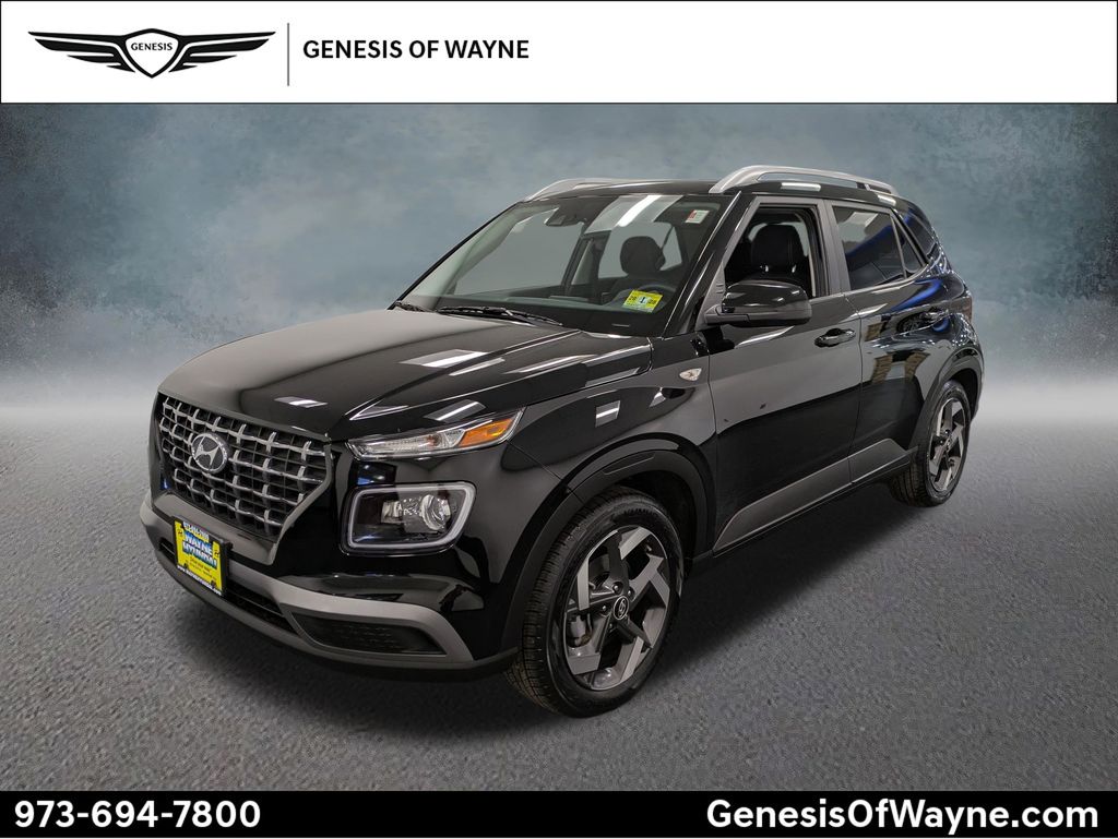 Black Noir Pearl 2021 Hyundai Venue SEL FWD SUV / Crossover Front-Wheel Drive Continuously Variable Transmission