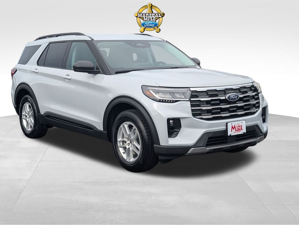 Space White Metallic 2026 Ford Explorer Active RWD SUV / Crossover Rear-Wheel Drive Automatic