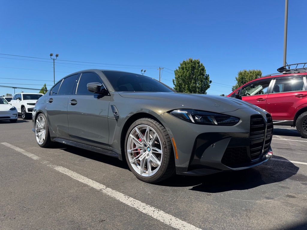 Gray (Dravit Grey Metallic) 2025 BMW M3 Competition xDrive Sedan All-Wheel Drive 8-Speed Automatic
