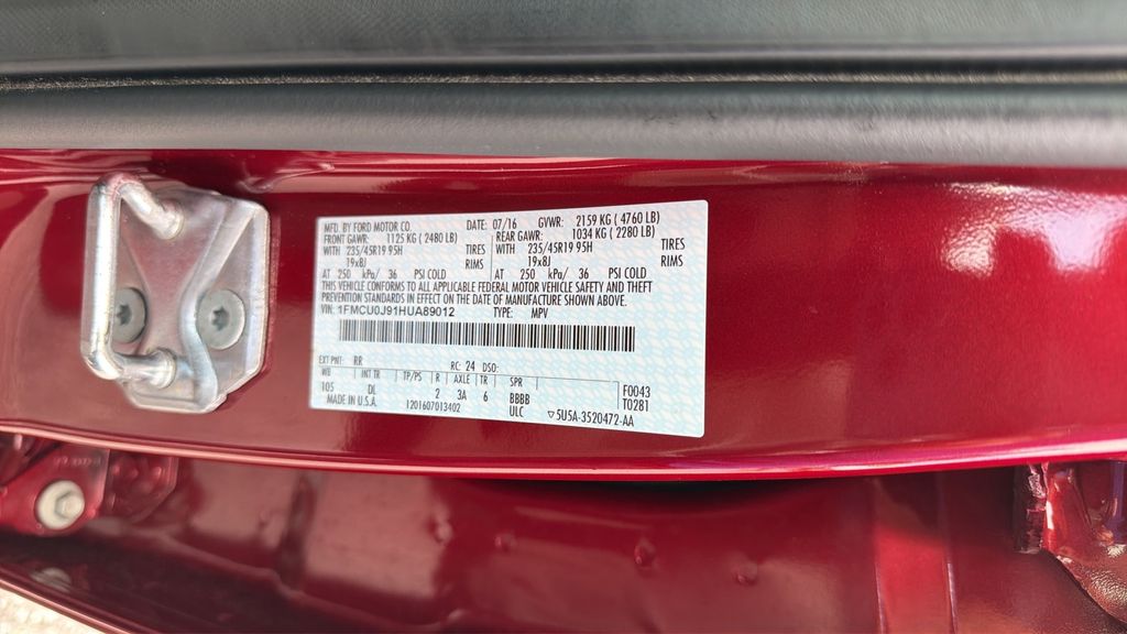 Used 2017 Red Ford Titanium image 31