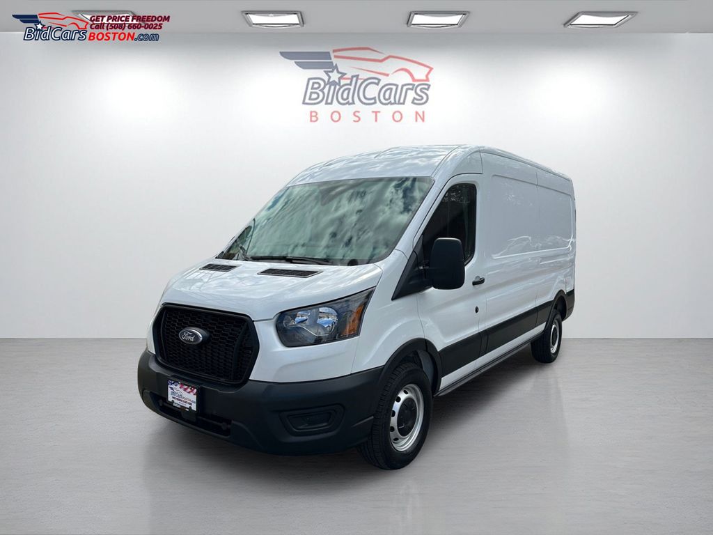 Oxford White 2025 Ford Transit Cargo 250 Medium Roof LB RWD Van Rear-Wheel Drive