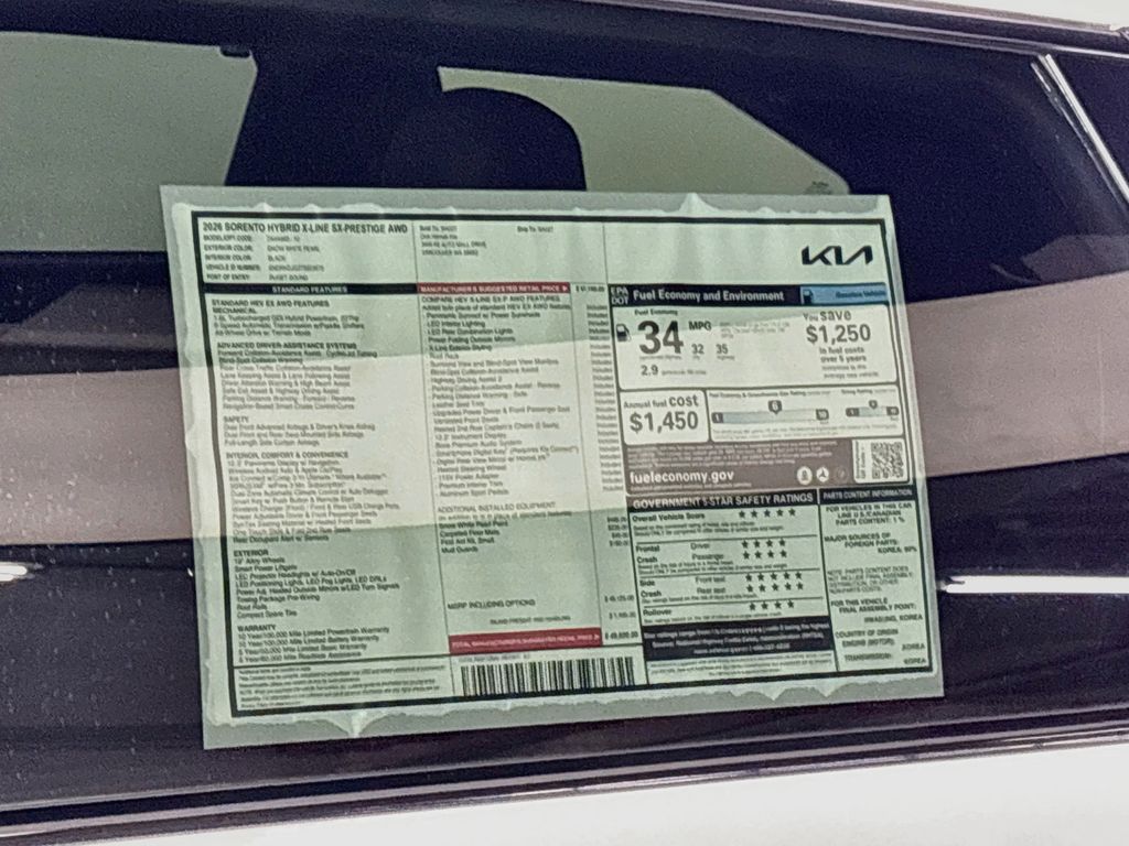 2026 Kia Sorento Hybrid X-Line SX Prestige
