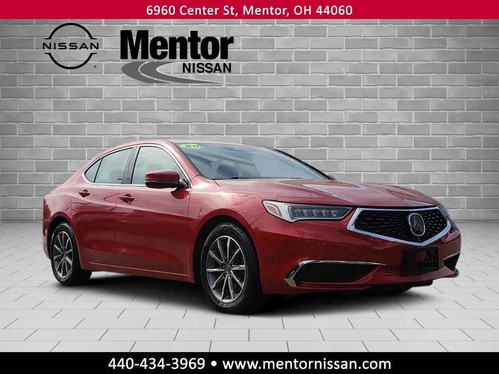 Performance Red Pearl 2020 Acura TLX FWD with Technology Package Sedan Front-Wheel Drive 8-Speed Automatic
