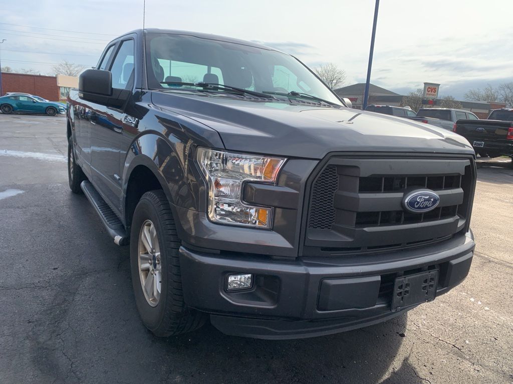 Gray (Magnetic Metallic) 2015 Ford F-150 XL SuperCab Pickup Truck 4X2 6-Speed Automatic