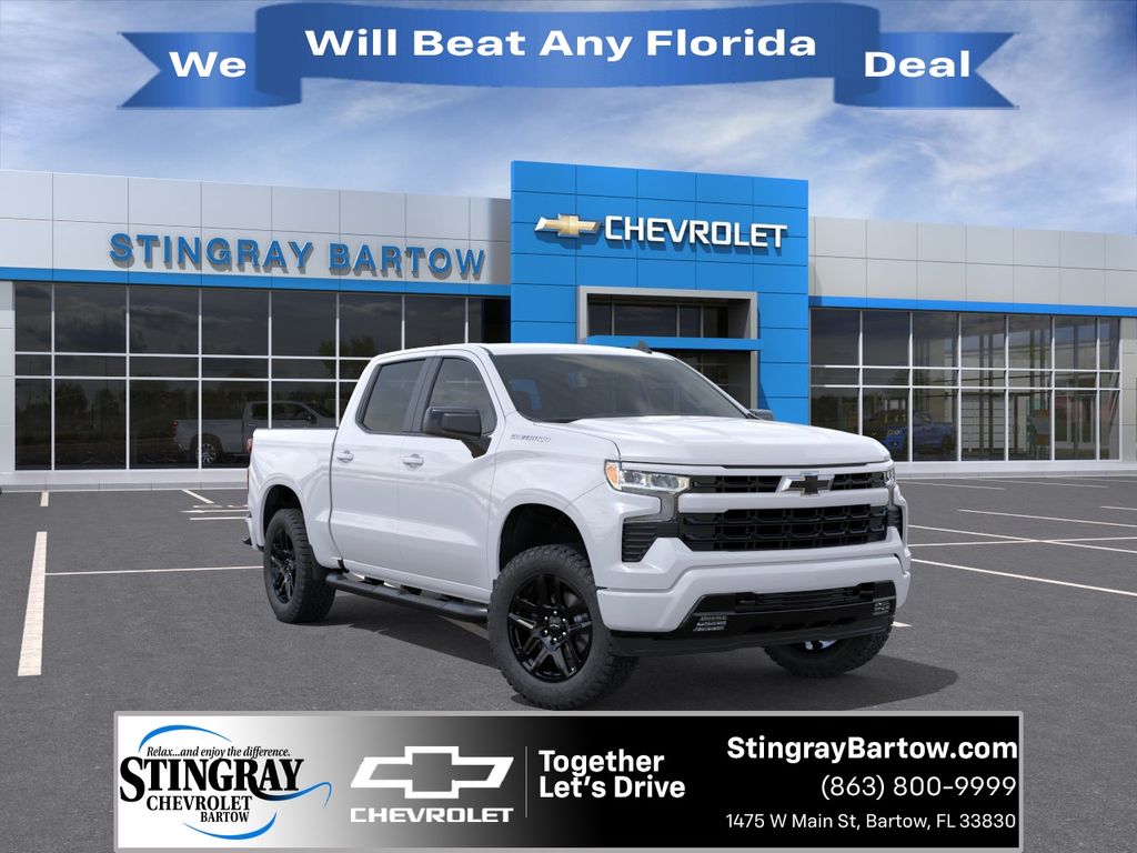 Summit White 2026 Chevrolet Silverado 1500 Pickup Truck 4X2 8-Speed Automatic