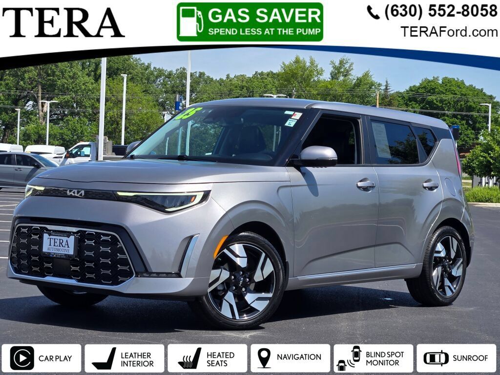 Steel Gray 2025 Kia Soul SUV / Crossover Front-Wheel Drive Continuously Variable Transmission
