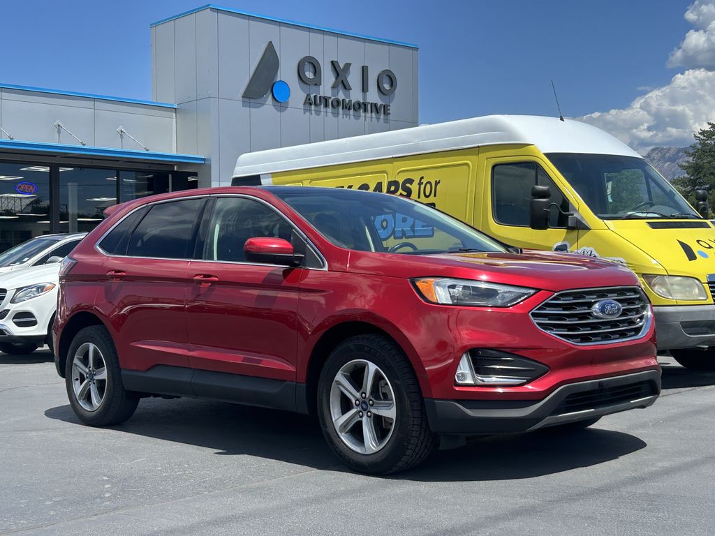 Red Metallic 2022 Ford Edge SUV / Crossover All-Wheel Drive 8-Speed Automatic