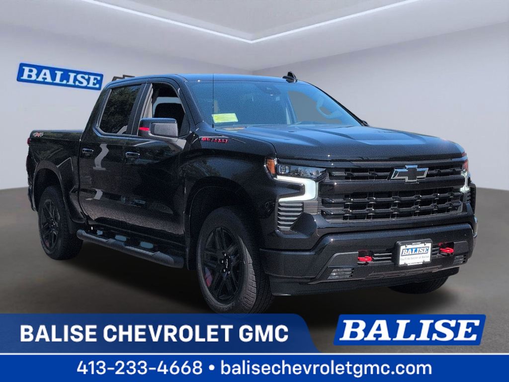 Black 2026 Chevrolet Silverado 1500 Pickup Truck Four-Wheel Drive Automatic