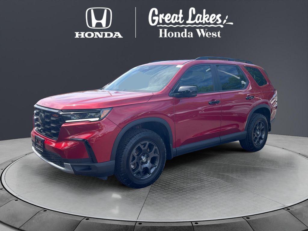 Radiant Red 2025 Honda Pilot SUV / Crossover All-Wheel Drive Automatic