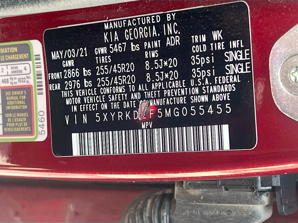 Used 2021 Red Kia SX image 34