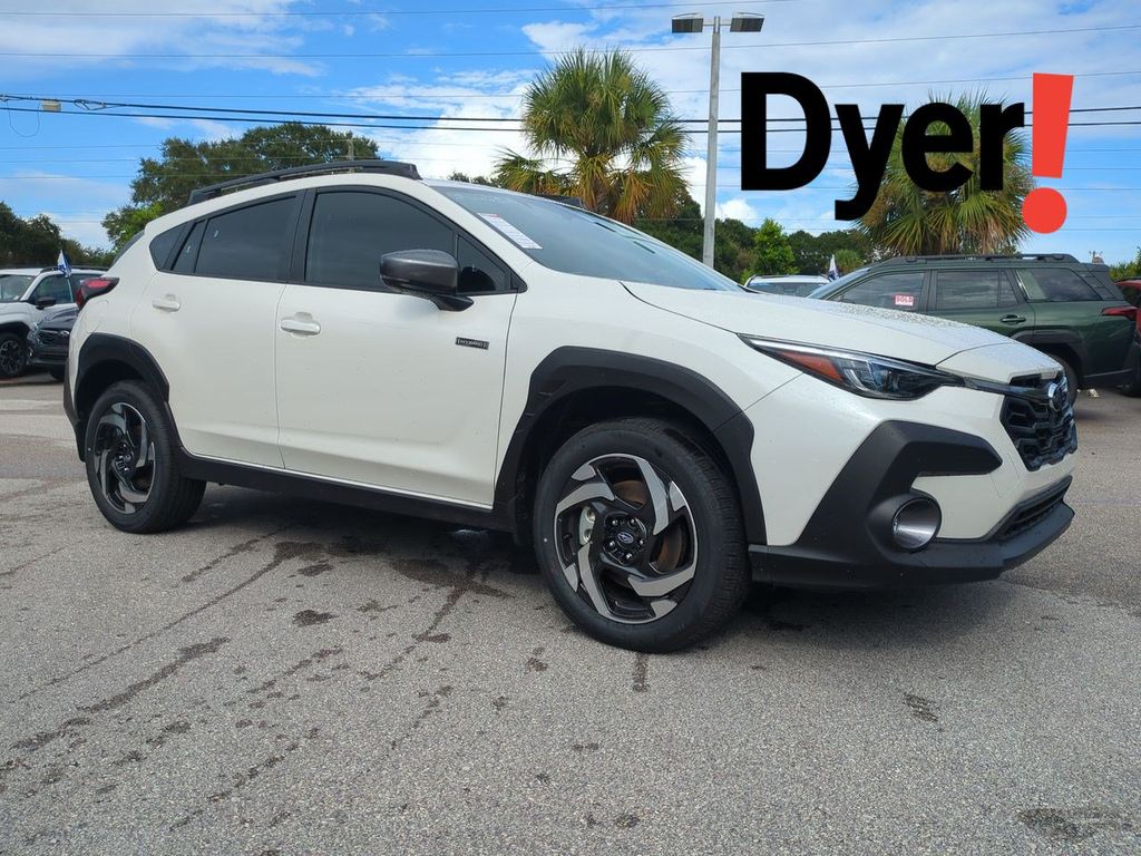 Crystal White Pearl 2026 Subaru Crosstrek Hybrid SUV / Crossover All-Wheel Drive Continuously Variable Transmission