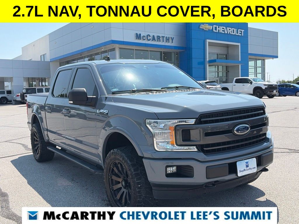 Gray Metallic 2019 Ford F-150 Pickup Truck Four-Wheel Drive Automatic