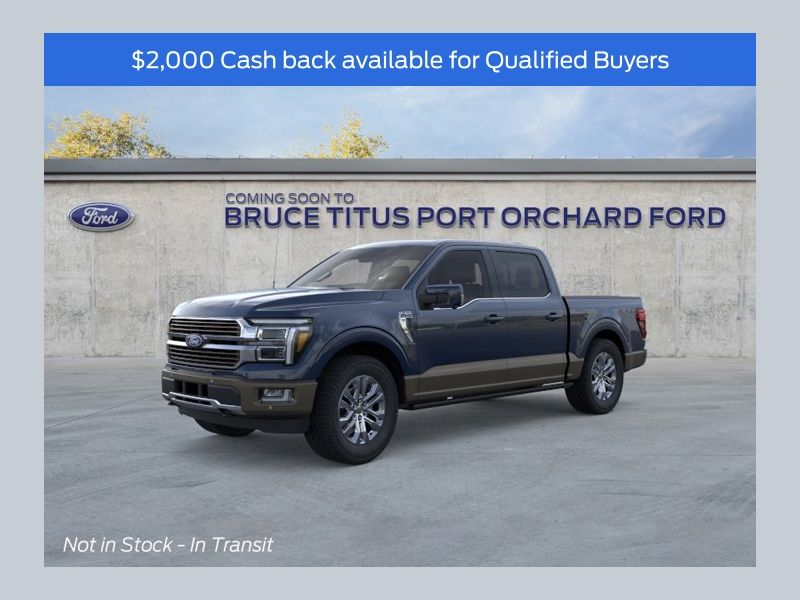 Antimatter Blue Metallic 2026 Ford F-150 Pickup Truck Four-Wheel Drive Automatic
