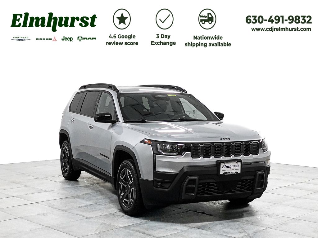 Silver Zynith Clearcoat 2026 Jeep Cherokee Laredo 4WD SUV / Crossover Four-Wheel Drive Continuously Variable Transmission