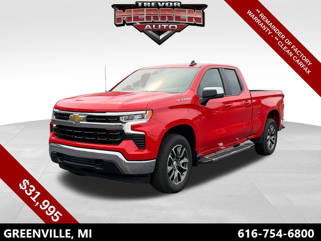 Red Hot 2023 Chevrolet Silverado 1500 Pickup Truck Four-Wheel Drive 8-Speed Automatic