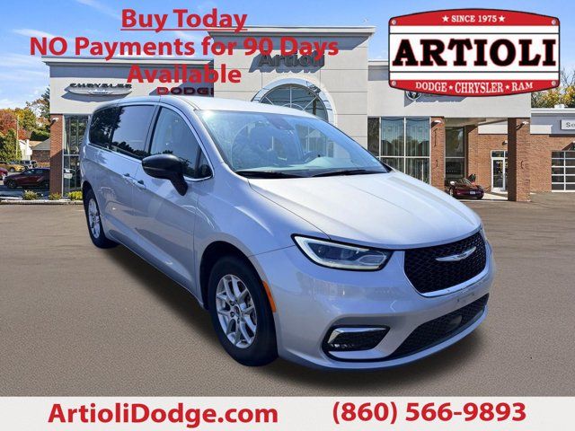 Silver Mist Clearcoat 2024 Chrysler Pacifica Minivan Front-Wheel Drive 9-Speed Automatic