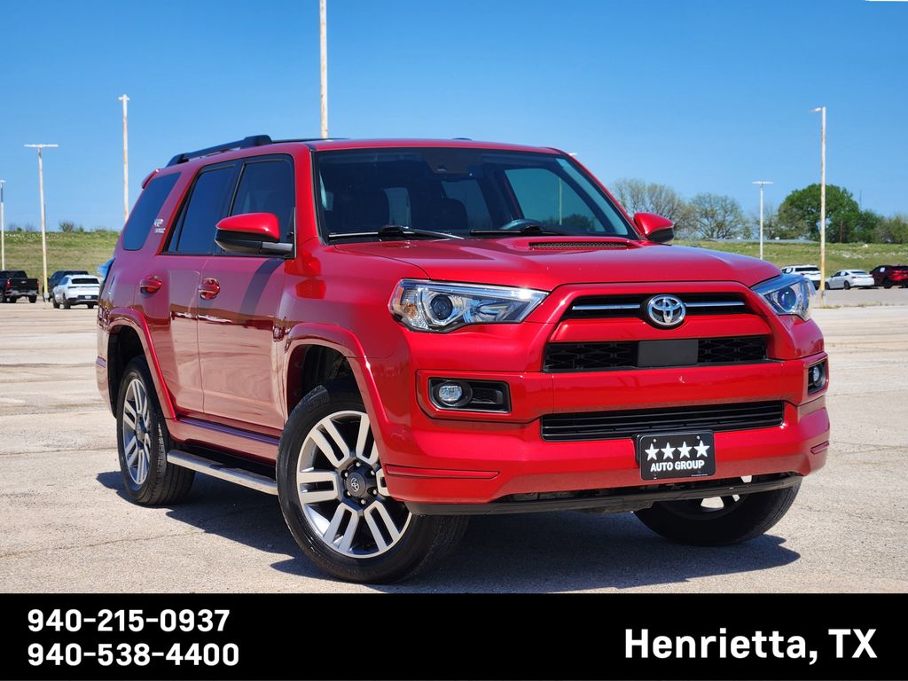 Red 2023 Toyota 4Runner TRD Sport 4WD SUV / Crossover Four-Wheel Drive 5-Speed Automatic
