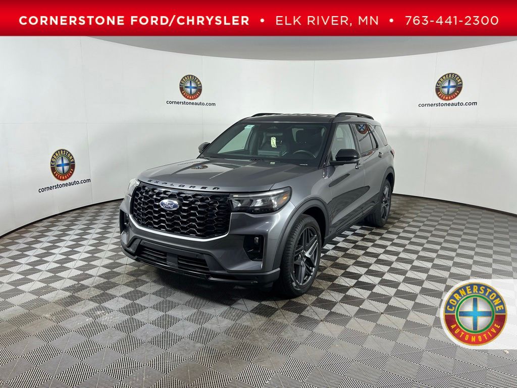 Gray Metallic 2025 Ford Explorer SUV / Crossover All-Wheel Drive Automatic