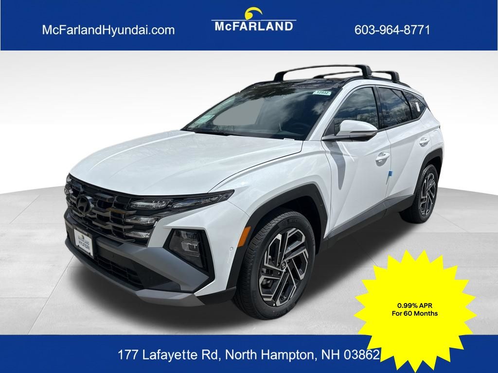 Creamy White Pearl 2026 Hyundai Tucson Hybrid Plug-In Limited AWD SUV / Crossover All-Wheel Drive 6-Speed Automatic