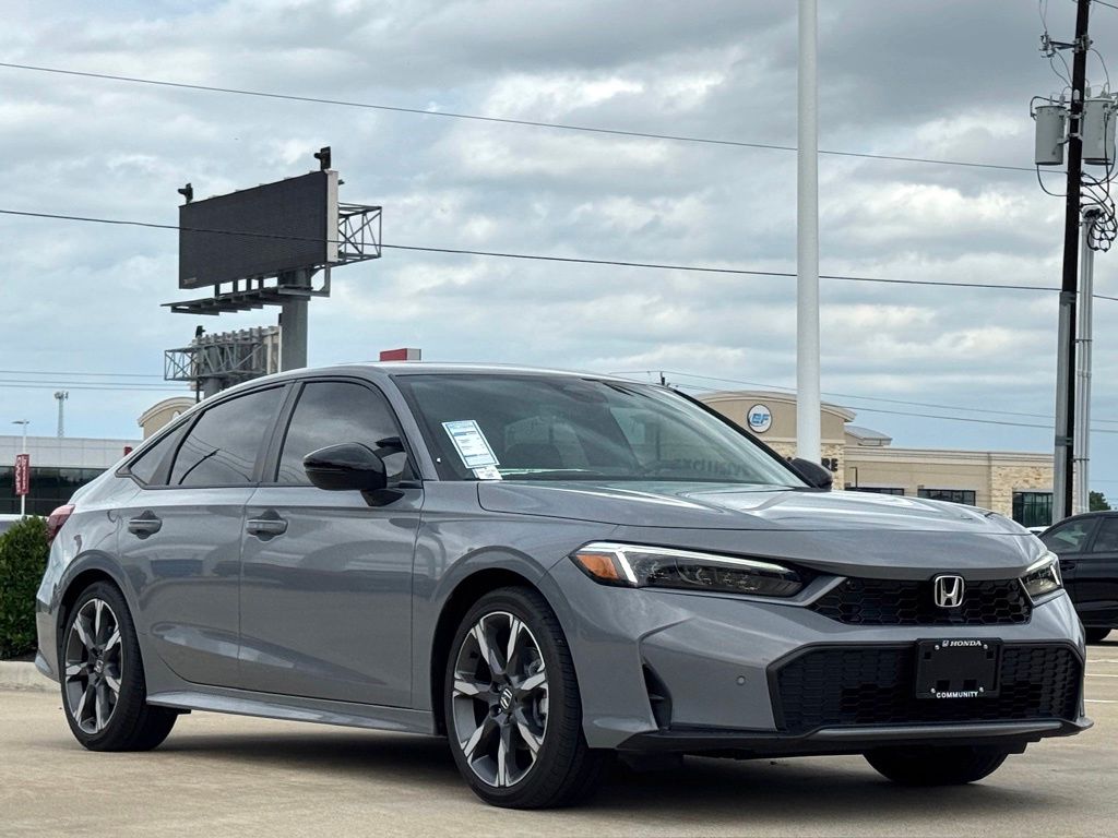 2026 Honda Civic Hybrid Sport Touring Gray at Legacy Ford