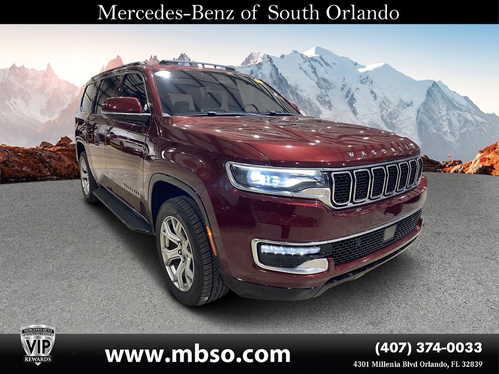 Velvet Red Pearlcoat 2022 Jeep Wagoneer Series I RWD SUV / Crossover 4X2 8-Speed Automatic
