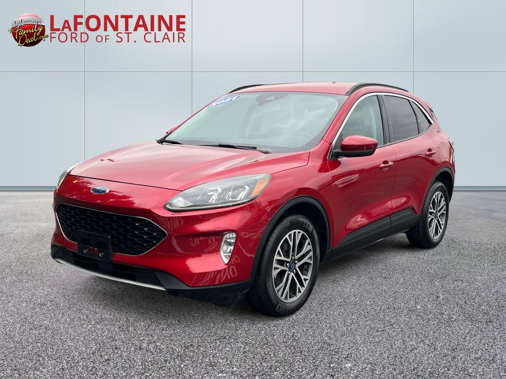 Red Metallic 2021 Ford Escape SUV / Crossover All-Wheel Drive 8-Speed Automatic