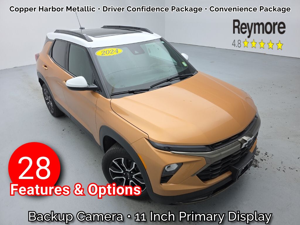 Red (Copper Harbor Metallic) 2024 Chevrolet Trailblazer SUV / Crossover Four-Wheel Drive 9-Speed Automatic