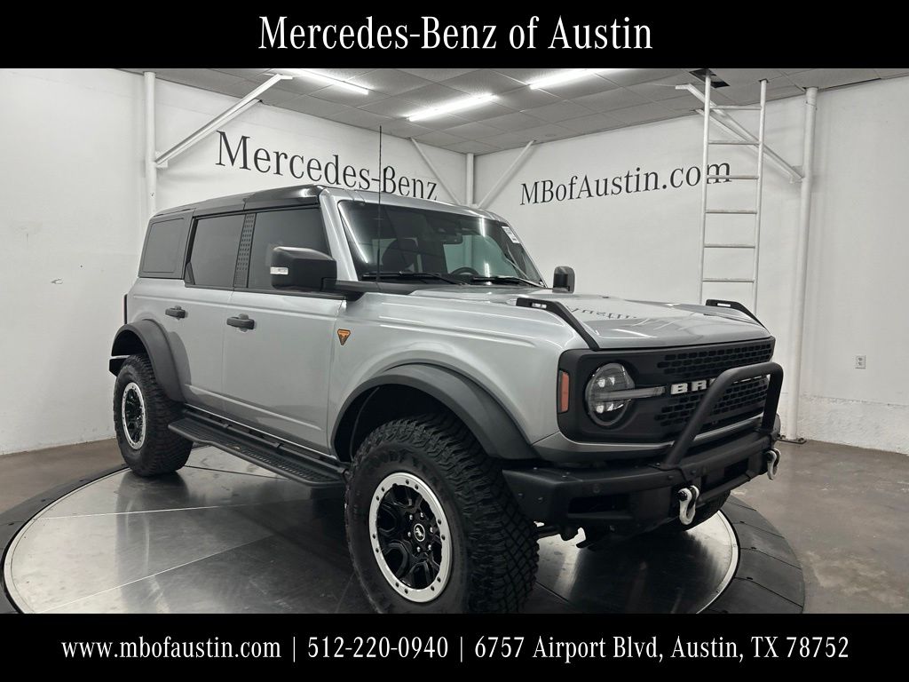 Silver Metallic 2024 Ford Bronco SUV / Crossover Four-Wheel Drive Automatic