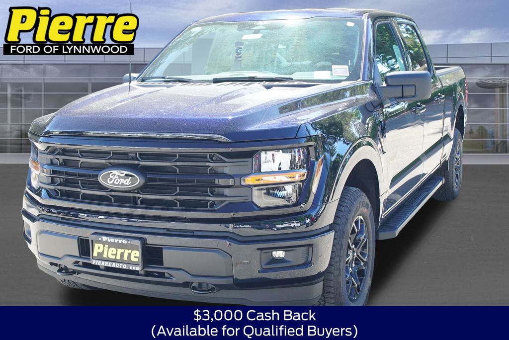 Blue Metallic 2026 Ford F-150 Pickup Truck Four-Wheel Drive Automatic