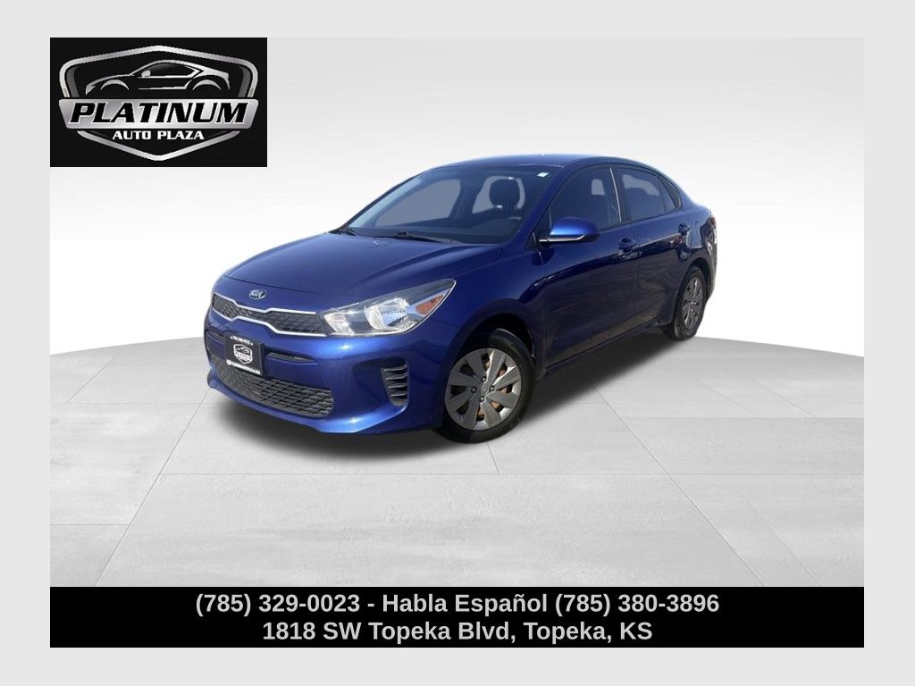 Deep Sea Blue 2020 Kia Rio S FWD Sedan Front-Wheel Drive Continuously Variable Transmission
