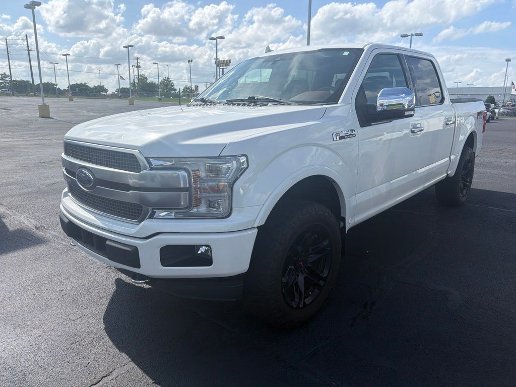 Star White Metallic Tri-Coat 2020 Ford F-150 Pickup Truck Four-Wheel Drive Automatic