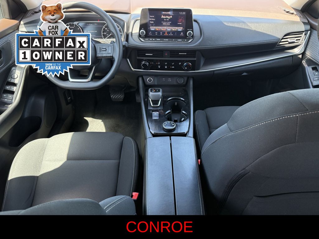 2023 Nissan Rogue S White at South Houston Nissan