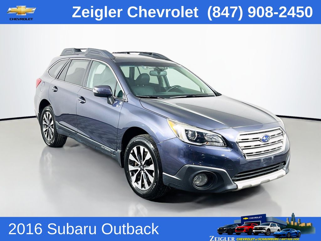 Carbide Gray Metallic 2016 Subaru Outback Wagon All-Wheel Drive Continuously Variable Transmission