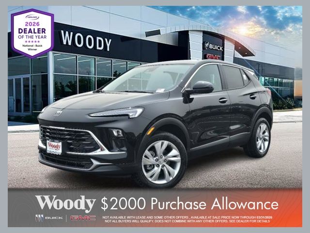 Black (Ebony Twilight Metallic) 2026 Buick Encore GX SUV / Crossover All-Wheel Drive 9-Speed Automatic