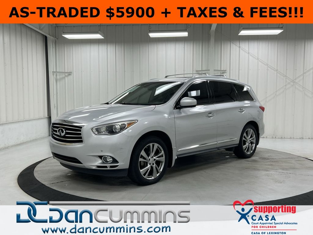 Gray (Liquid Platinum) 2013 INFINITI JX35 AWD SUV / Crossover All-Wheel Drive Continuously Variable Transmission