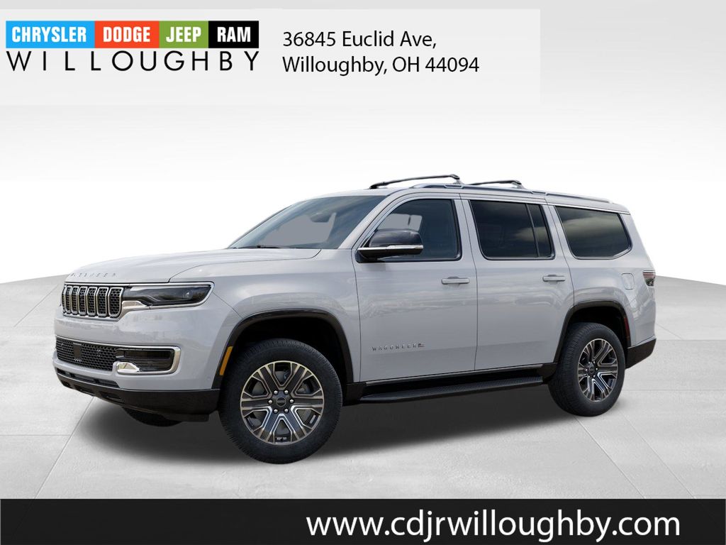 Bright White Clearcoat 2025 Jeep Wagoneer 4WD SUV / Crossover Four-Wheel Drive 8-Speed Automatic