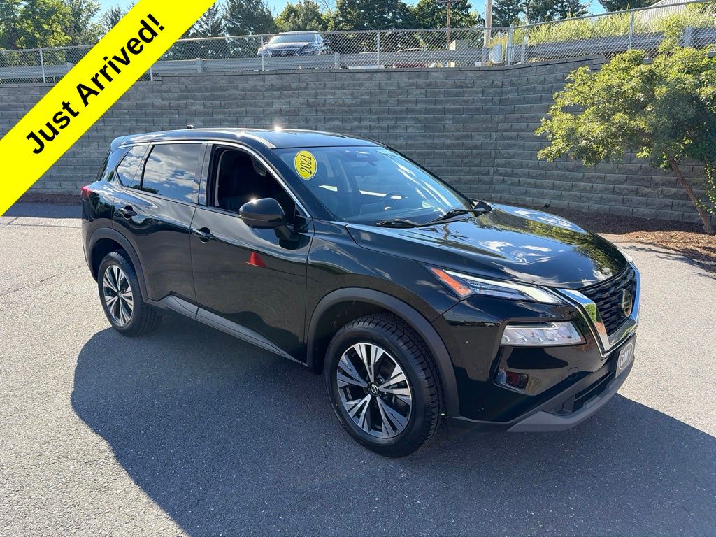 Super Black 2021 Nissan Rogue SUV / Crossover All-Wheel Drive Continuously Variable Transmission