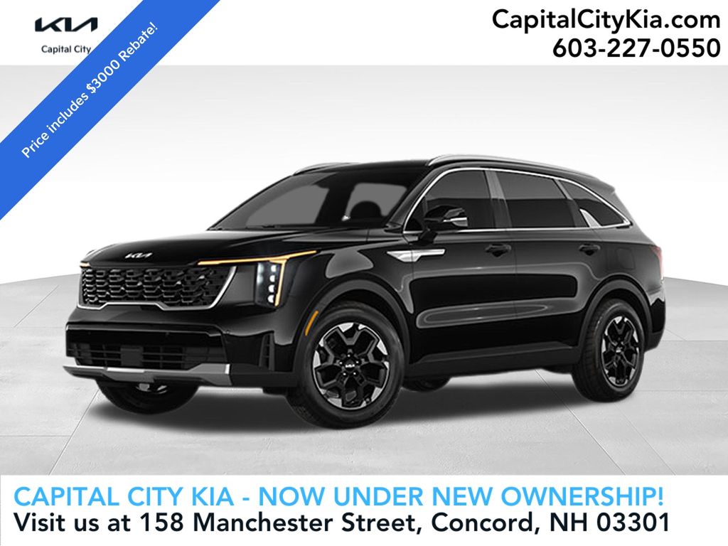 Ebony Black 2026 Kia Sorento SUV / Crossover All-Wheel Drive 8-Speed Automatic