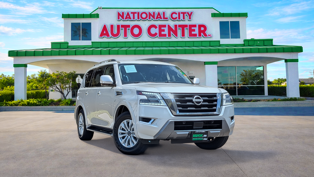 Brilliant Silver Metallic 2021 Nissan Armada SUV / Crossover 4X2 7-Speed Automatic
