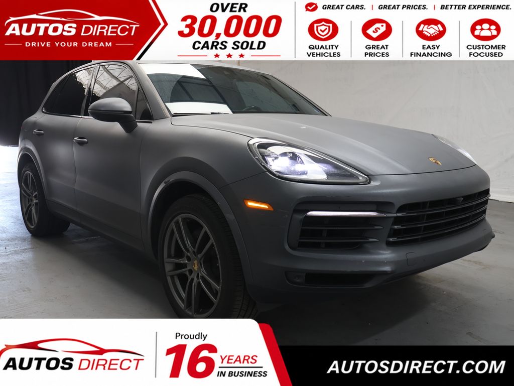 Gray 2020 Porsche Cayenne SUV / Crossover All-Wheel Drive 8-Speed Automatic