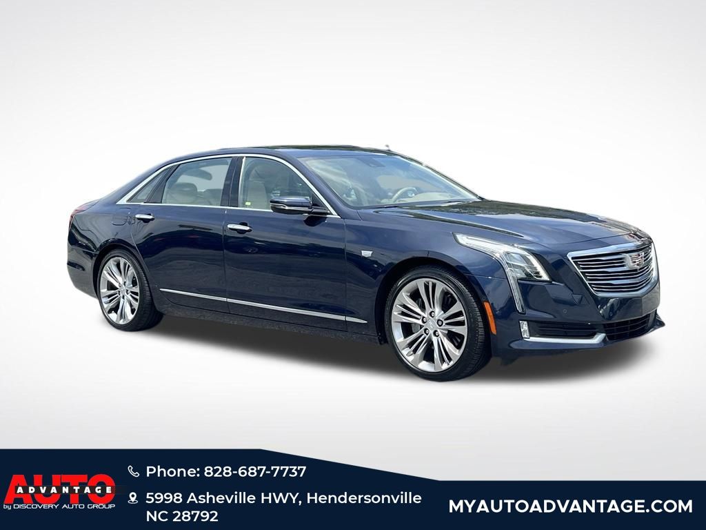 Dark Adriatic Blue Metallic 2017 Cadillac CT6 Sedan All-Wheel Drive 8-Speed Automatic