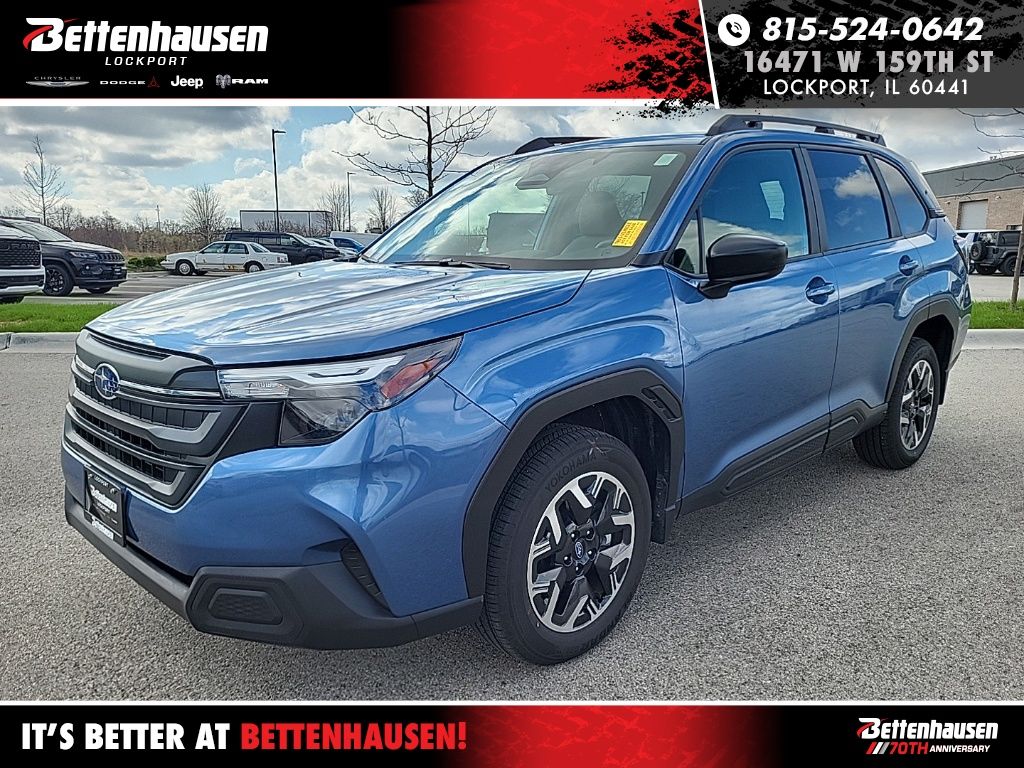 Horizon Blue 2025 Subaru Forester Crossover AWD SUV / Crossover All-Wheel Drive Continuously Variable Transmission
