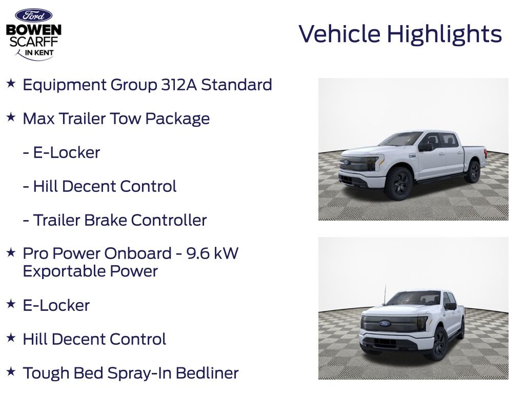 New 2025 Ford F-150 Lightning 5.5' Box Flash