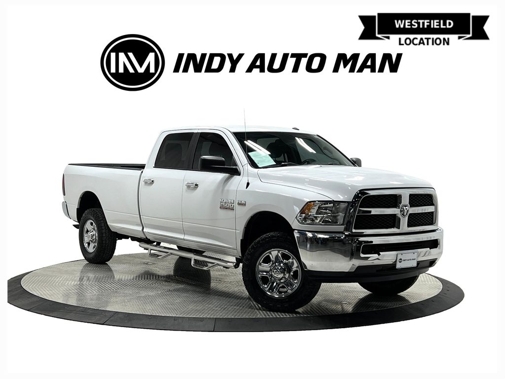 Bright White Clearcoat 2016 RAM 2500 SLT Crew Cab LB 4WD Pickup Truck Four-Wheel Drive 6-Speed Automatic