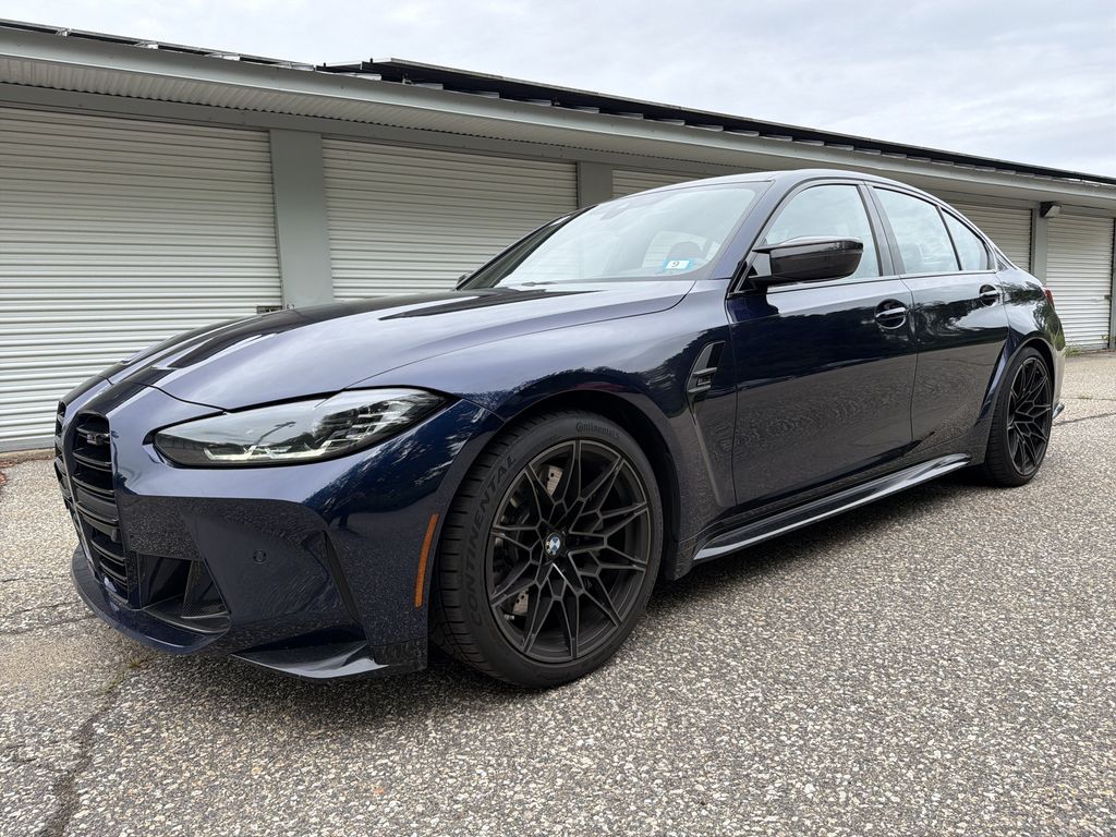 Tanzanite Blue II Metallic 2022 BMW M3 Sedan All-Wheel Drive 8-Speed Automatic