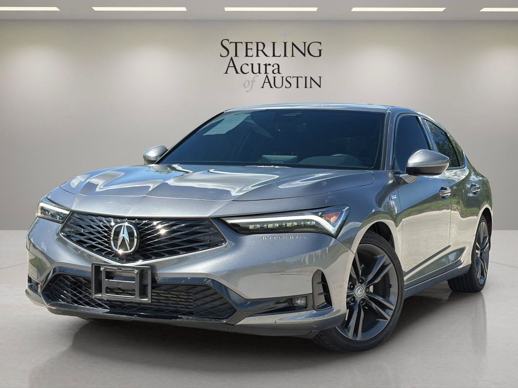 Gray 2025 Acura Integra Sedan Front-Wheel Drive Continuously Variable Transmission