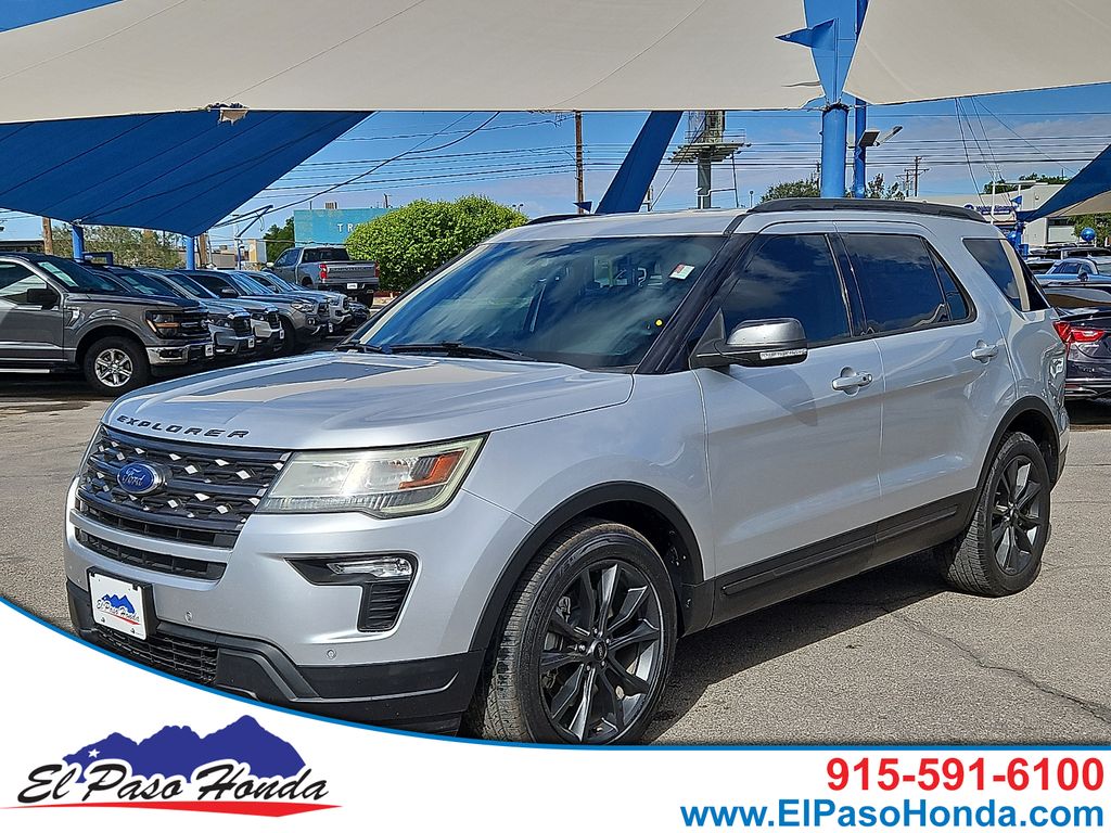 Ingot Silver 2018 Ford Explorer XLT SUV / Crossover Front-Wheel Drive 6-Speed Automatic