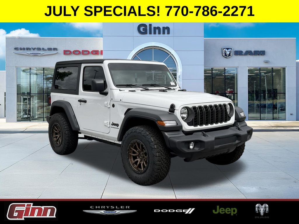 Bright White Clearcoat 2025 Jeep Wrangler SUV / Crossover Four-Wheel Drive 8-Speed Automatic
