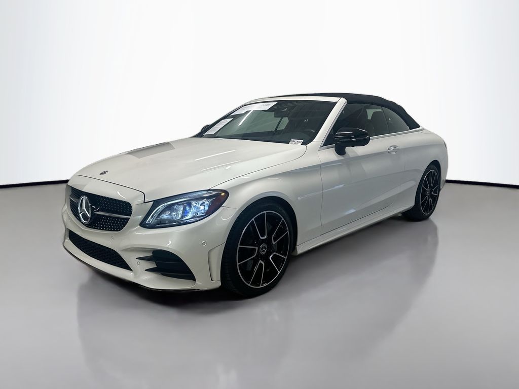 MANUFAKTUR Diamond White Metallic 2023 Mercedes-Benz C-Class Sedan Rear-Wheel Drive 9-Speed Automatic